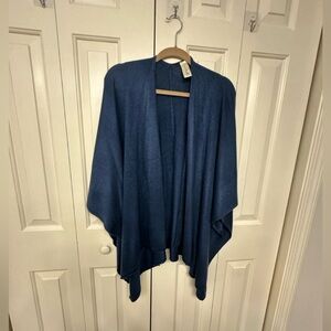Simply Noelle Deep Blue Women's Poncho